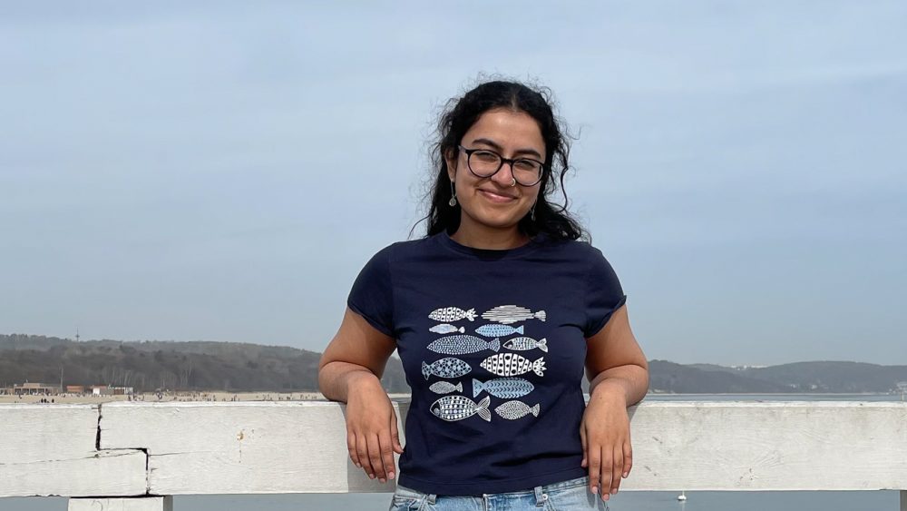 Portrait of Aarushi Susheel. Photo.